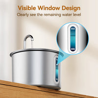AquaPaw Pro – Edelstahl Katzenbrunnen mit Wasserhahn-Design