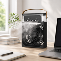 FrostFlow Pro — Ventilateur Brumisateur Portable 3-en-1